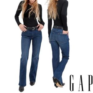 NWOT Gap Mid Rise Cotton '90s Loose Jeans in dark indigo size 27 / 4